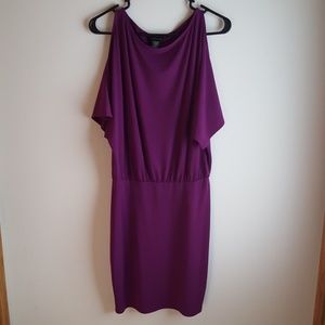 Keyhole Plum Dress